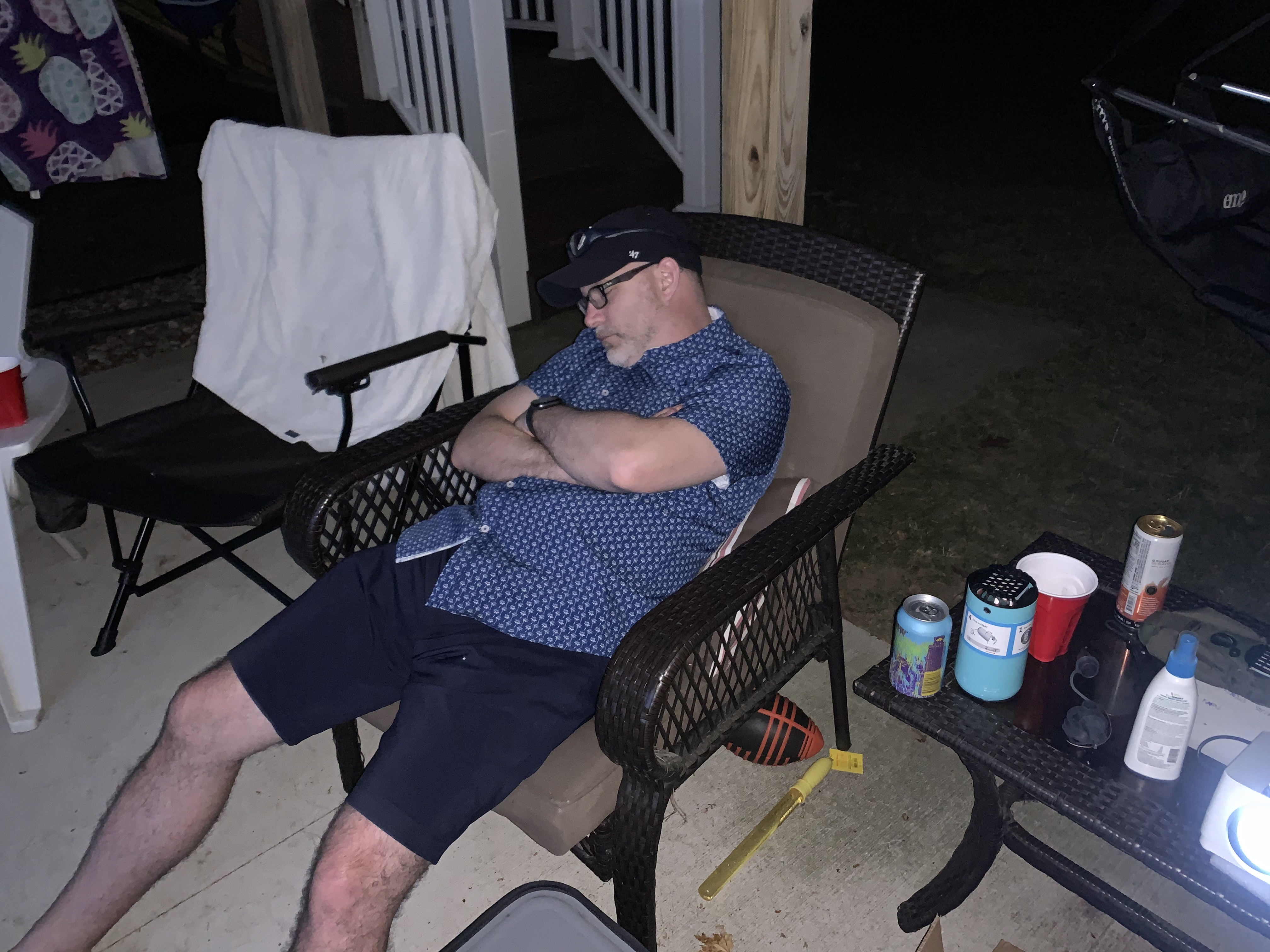 Sleeping at the screening, 2020