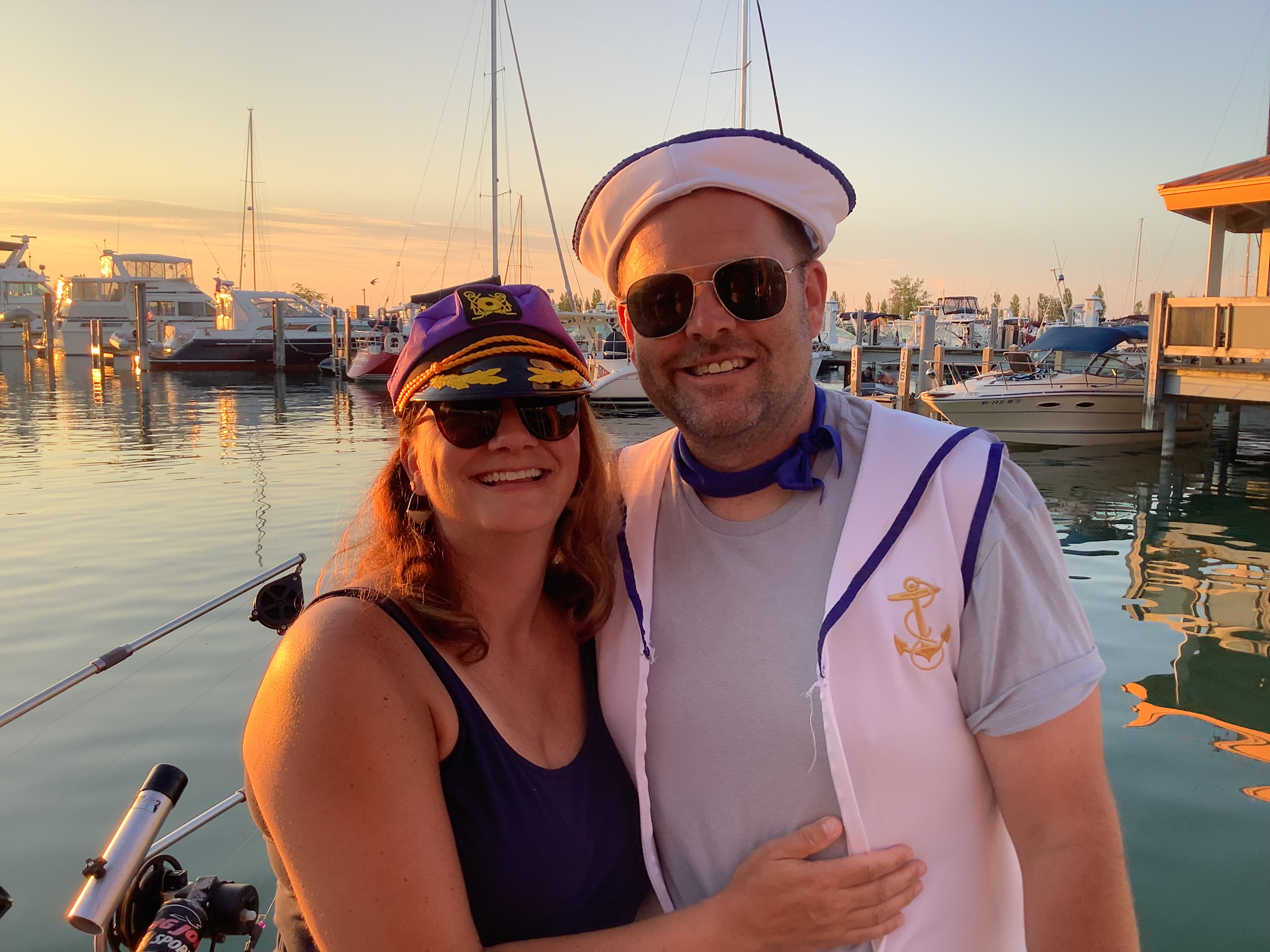 Golden hour at the harbor, 2023